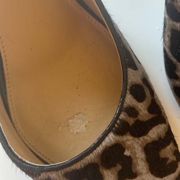 Michael Kors Leopard Print Calf Hair Size 10 Heels - Picture 9 of 11